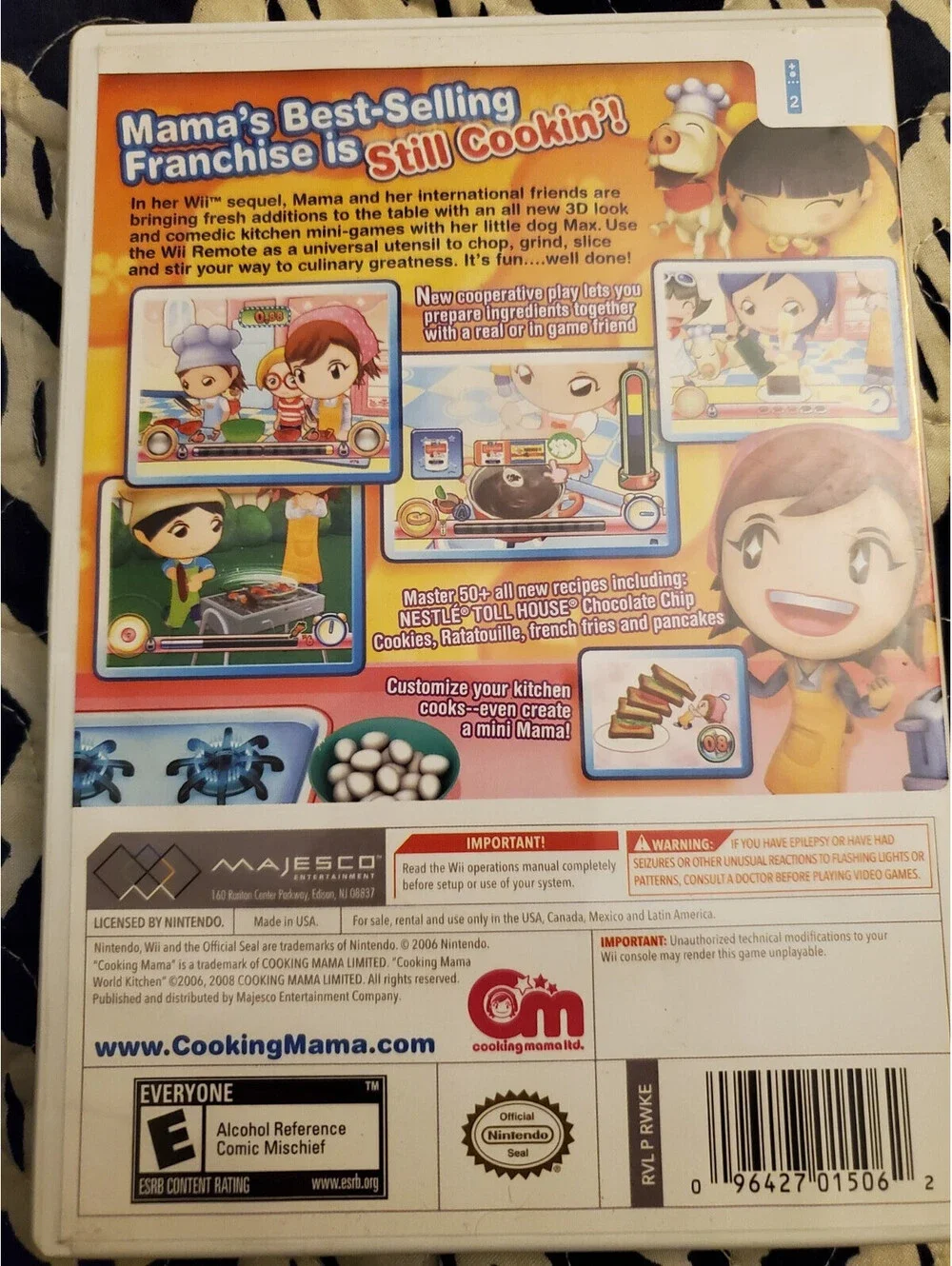 Cooking Mama: World Kitchen (Nintendo Wii, 2008)